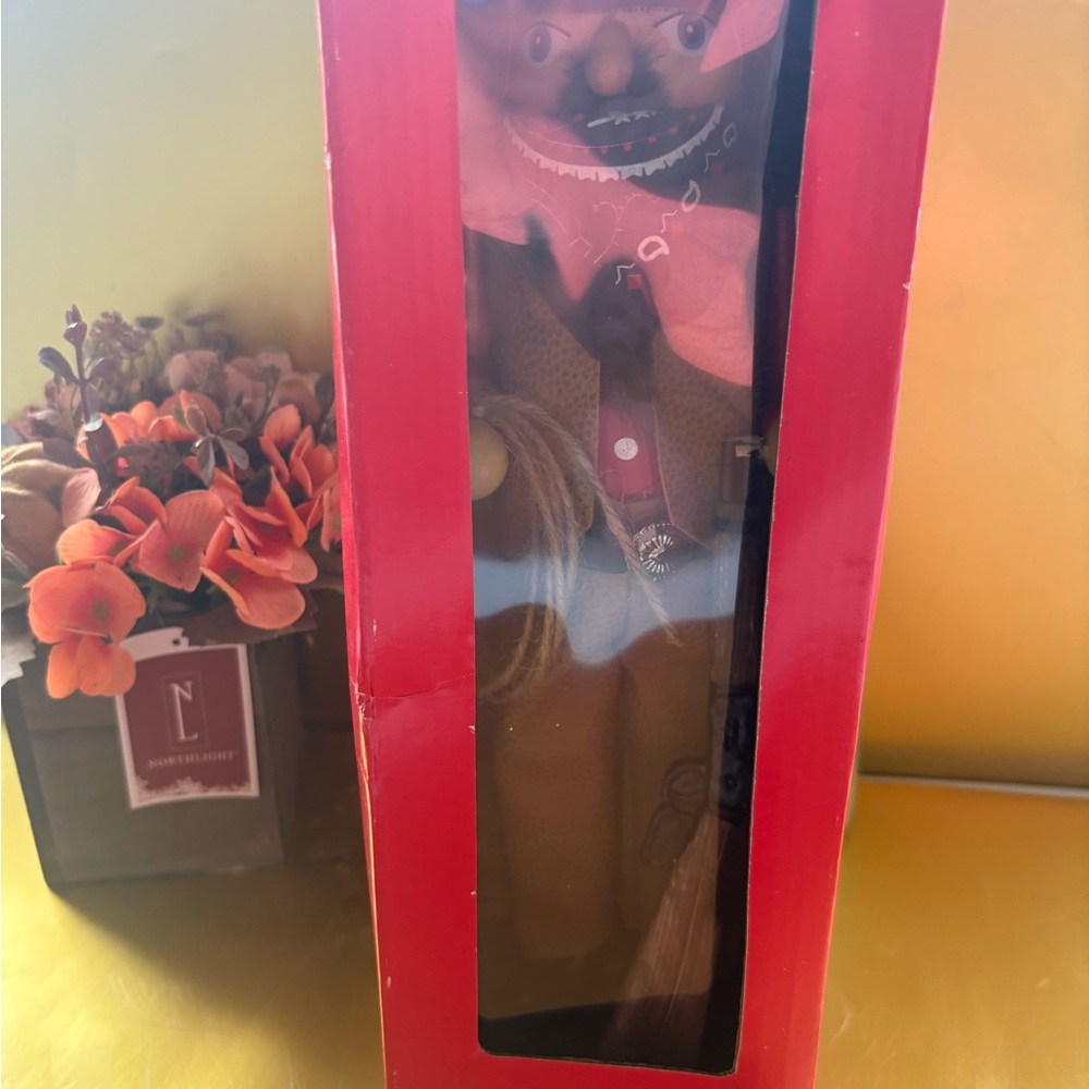 JCPenney Red and Brown Decorative Doll